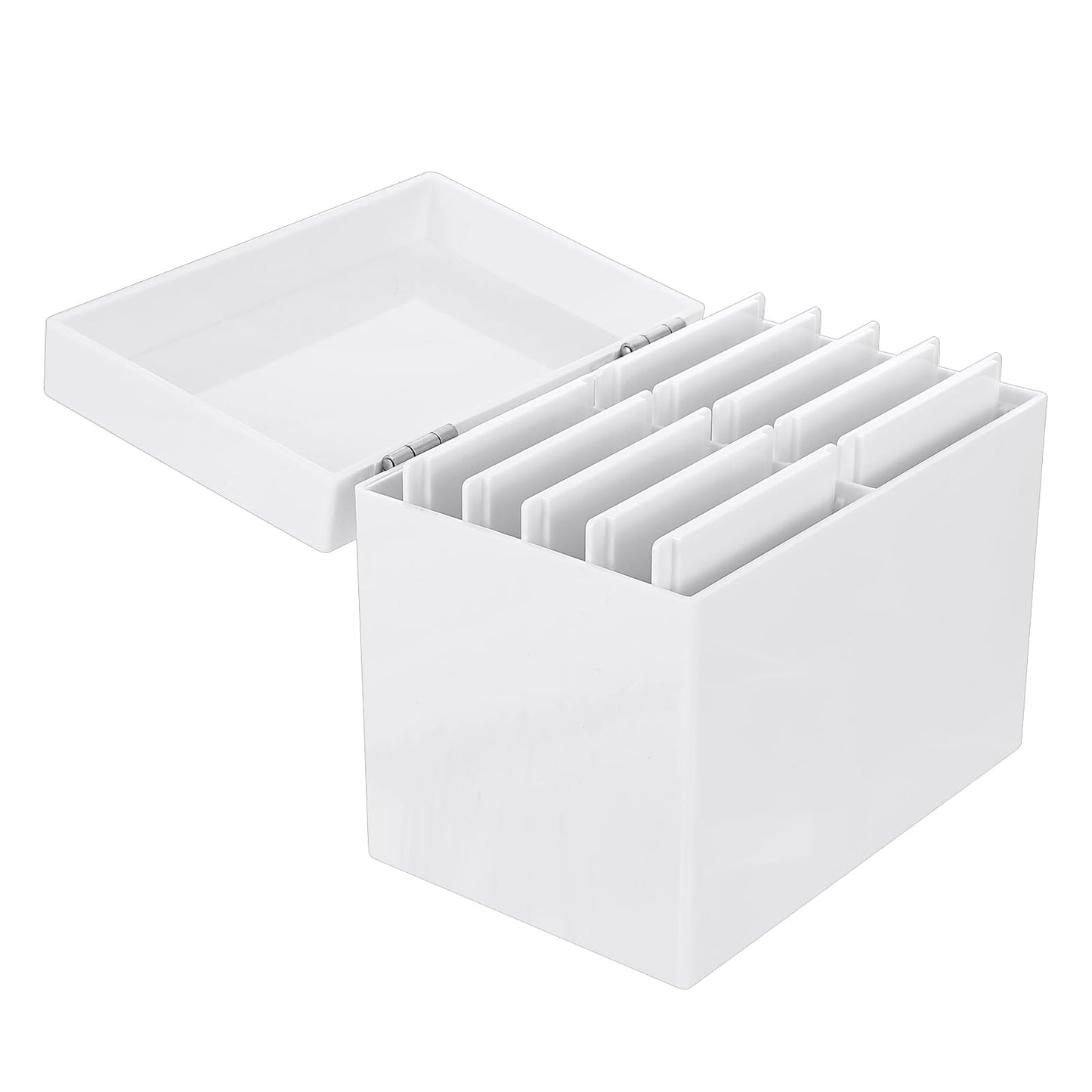 Acrylic Eyelash Storage Box, 10 Layers False Eyelashes Glue Pallet Holder Display Grafting Eye lashes Extension Close-Packed Display with 10 Pallets Makeup Organizer