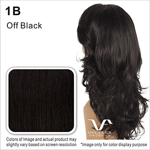 Vivica A. Fox GOLDIE-V New Futura Fiber, Deep Lace Front Wig in Color 1B