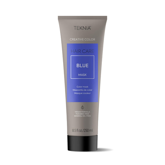 Lakmé Teknia Blue Creative Color Hair Mask, Color Depositing Conditioner for Blue Hair, 8.5 Fl Oz