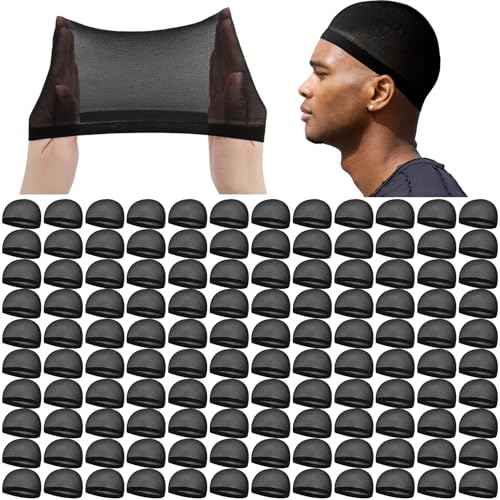 Ramede 120 Pcs Stocking Wave Cap for Men Adult Stretchy Nylon Skull Wave Lightweight Beanie Caps Waves for Man Women