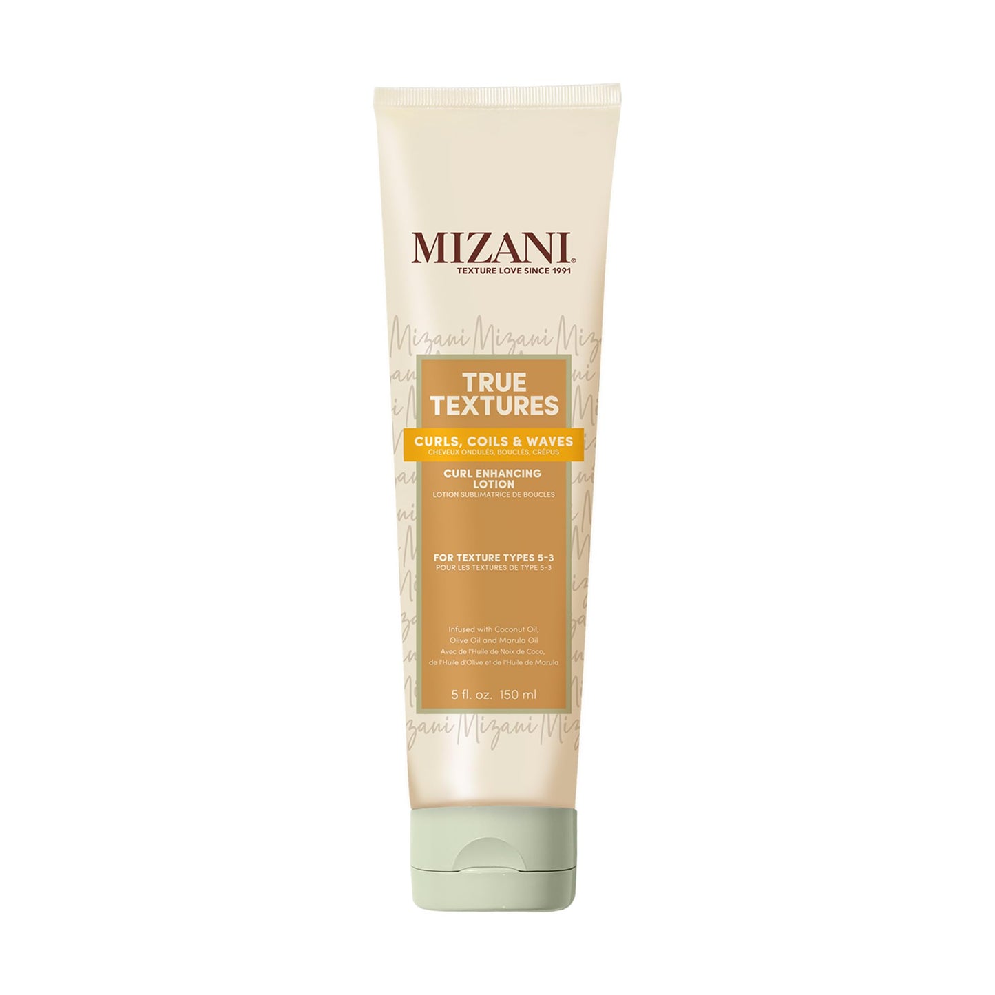 Mizani True Textures Curl Enhancing Leave In Conditioner - Moisturizing Curl Cream, Smooths and Adds Hair Shine, With Coconut Oil, For Natural & Curly Hair