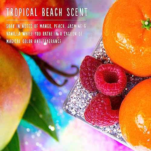 Hallu Tropical Beach Geode Bath Bomb, 85 g Each, Pack of 6