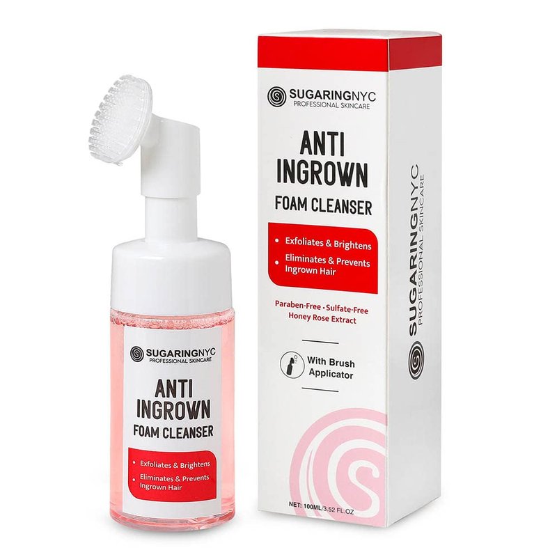 Body Facial Wash with Foam Brush - Anti Ingrown Hair Treatment | Intimate Care Solution