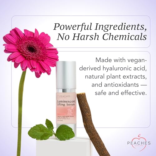 Face Tightening and Lifting Serum ? Anti-Aging Formula with Peptides and Vitamins A, B, C & E ? Vegan Skincare for Firm, Radiant Skin ? Luminescent Lifting Serum (1 fl. oz)