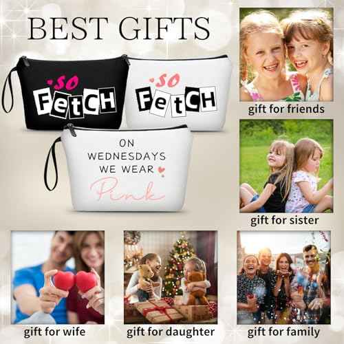 Cosmetic Bag for Purse,Gifts for Little Girls,Mean s Cosmetic Makeup Bag,Fun Gifts for Women Friends,Bridesmaids Proposal Gifts,Sister Birthday Gifts,Christmas Gifts for Teenage Girls