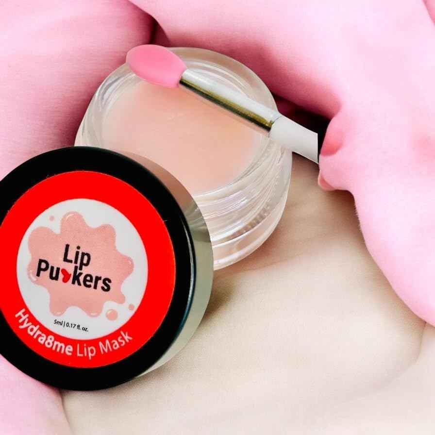 Hydra8me Overnight Lip Mask, Hydrating Treatment with Natural Oils, 5ml/.17oz