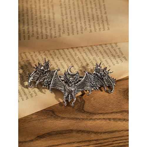 HAQUIL Vintage Bat Hairpin Metal Bat Wings Hair Barrettes Vintage Hair Clip for Party Costume