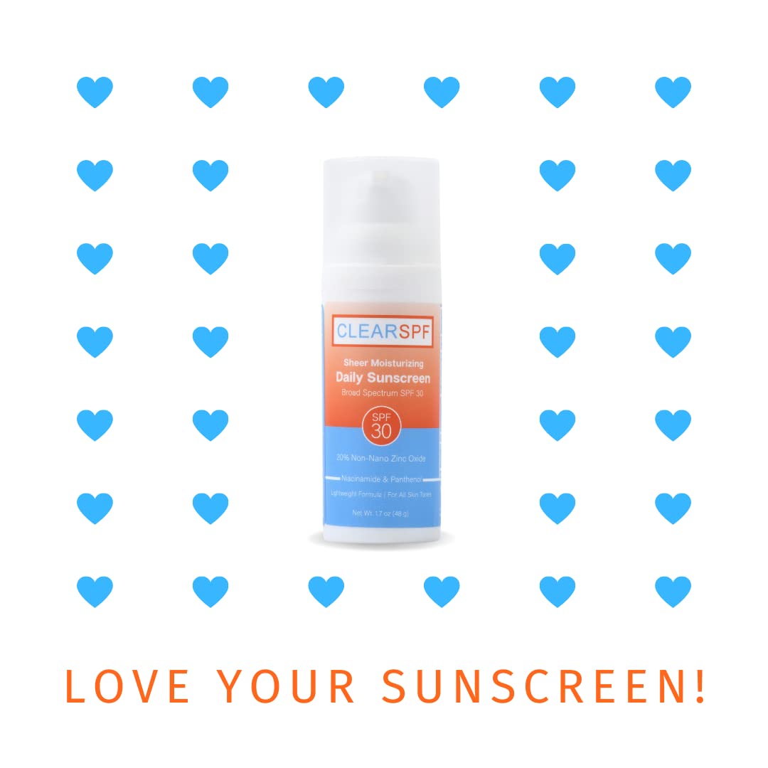 ClearSPF Daily Moisturizing Sunscreen (Sheer) - Expires 05/31/2026