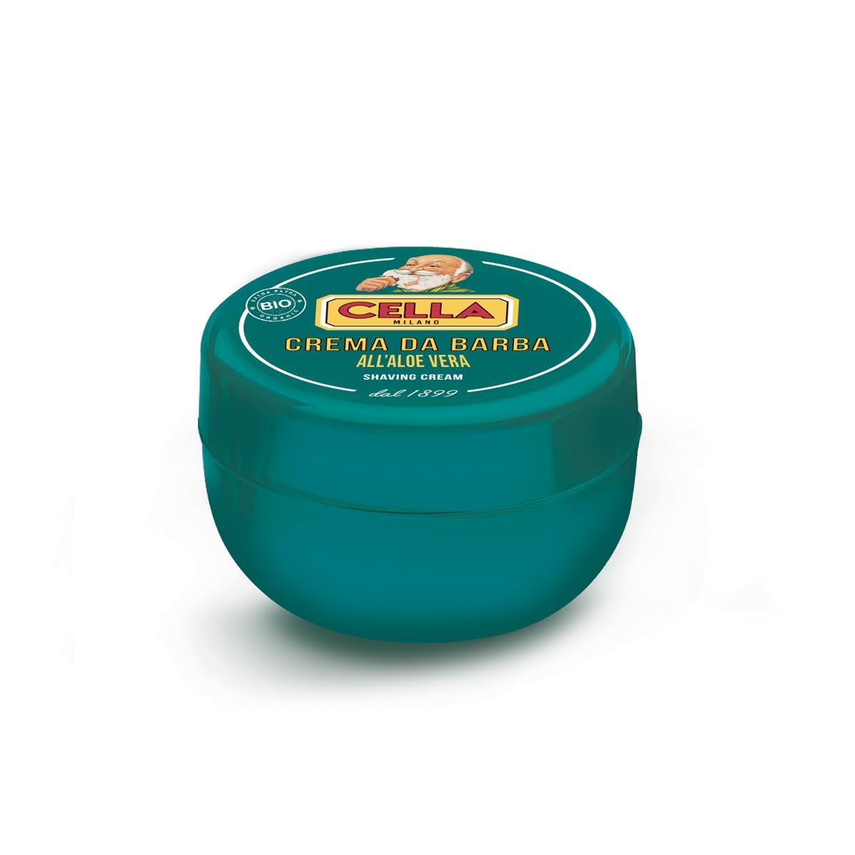 Cella Milano Aloe Vera Shaving Cream Soap, 150 g Tub