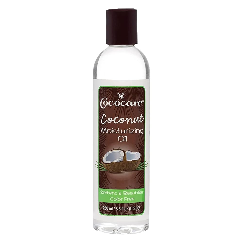 Cococare Coconut Moisturizing Oil 8.5 Fl Oz. - Formulated with Natural Coconut Oil - 2 Pack