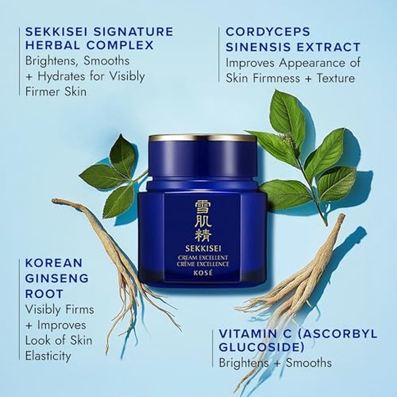 SEKKISEI Cream Excellent, Facial Moisturizer, 1.7 Ounce