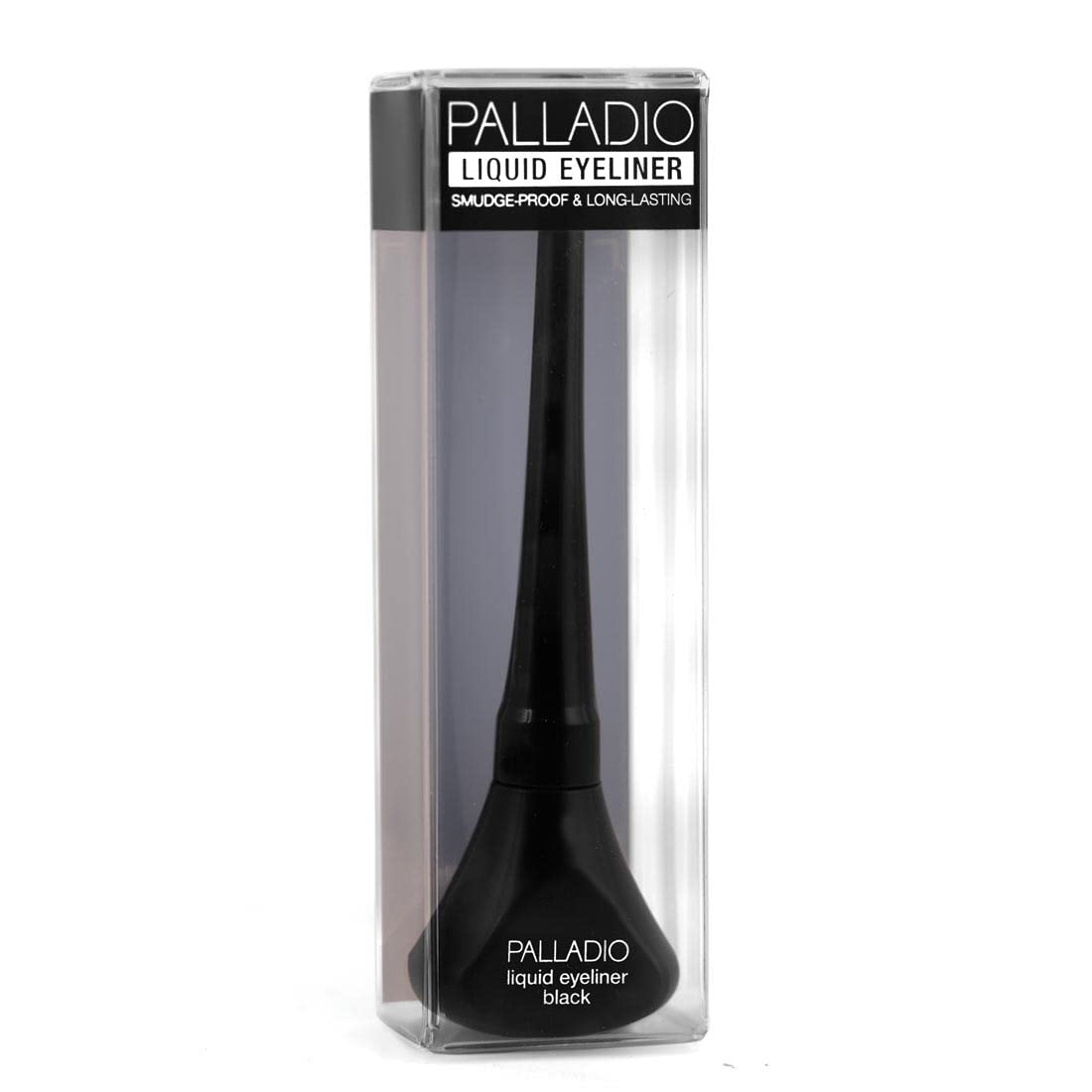 Palladio Liquid Eyeliner, Highly Pigmented and Waterproof, For Intense Eye Definition, Smear-proof Eyeliner Liquid, Includes Easy Grip Wand and Felt Tip Applicator, Black