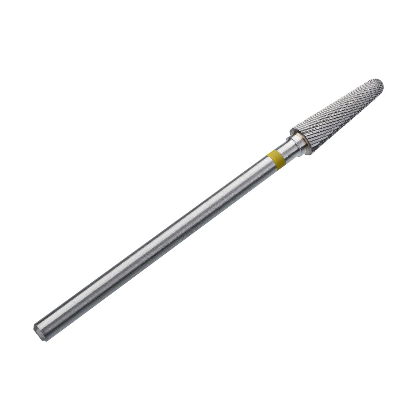 STALEKS PRO Expert Carbide Nail Drill Bit (Frustum, Yellow, 4mm Head / 13mm WP) – Very Soft Hardness for Delicate Artificial Nail & Skin Processing in Hardware Manicure/Pedicure