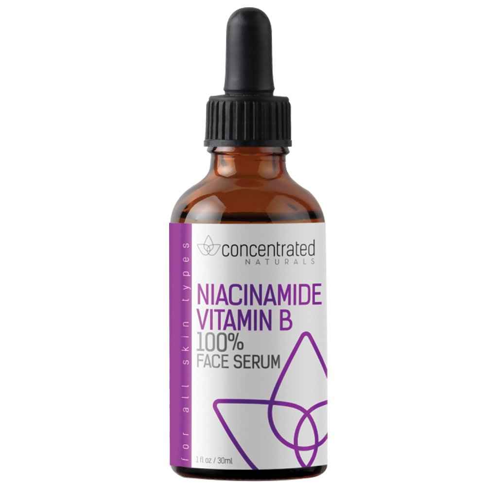Natural Niacinamide Vitamin B w/Vitamin C & Hyaluronic Acid | Ultimate Strength Anti-Aging Serum for Face | May Help Smooth Appearance of Fine Lines & Wrinkles & Brighten