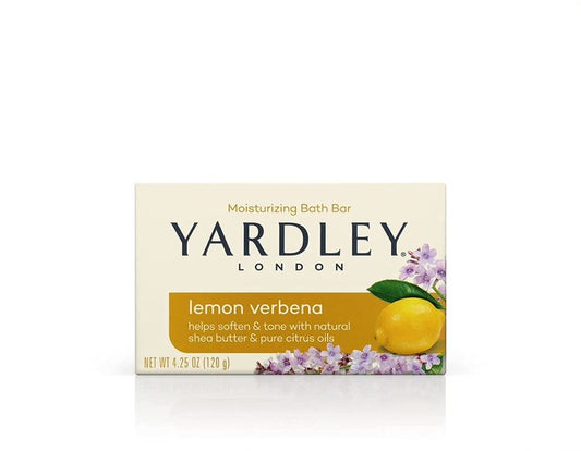 Yardley London Lemon Verbena with Shea Butter & Pure Citrus Oil Moisturizing Bar (Pack of 20)