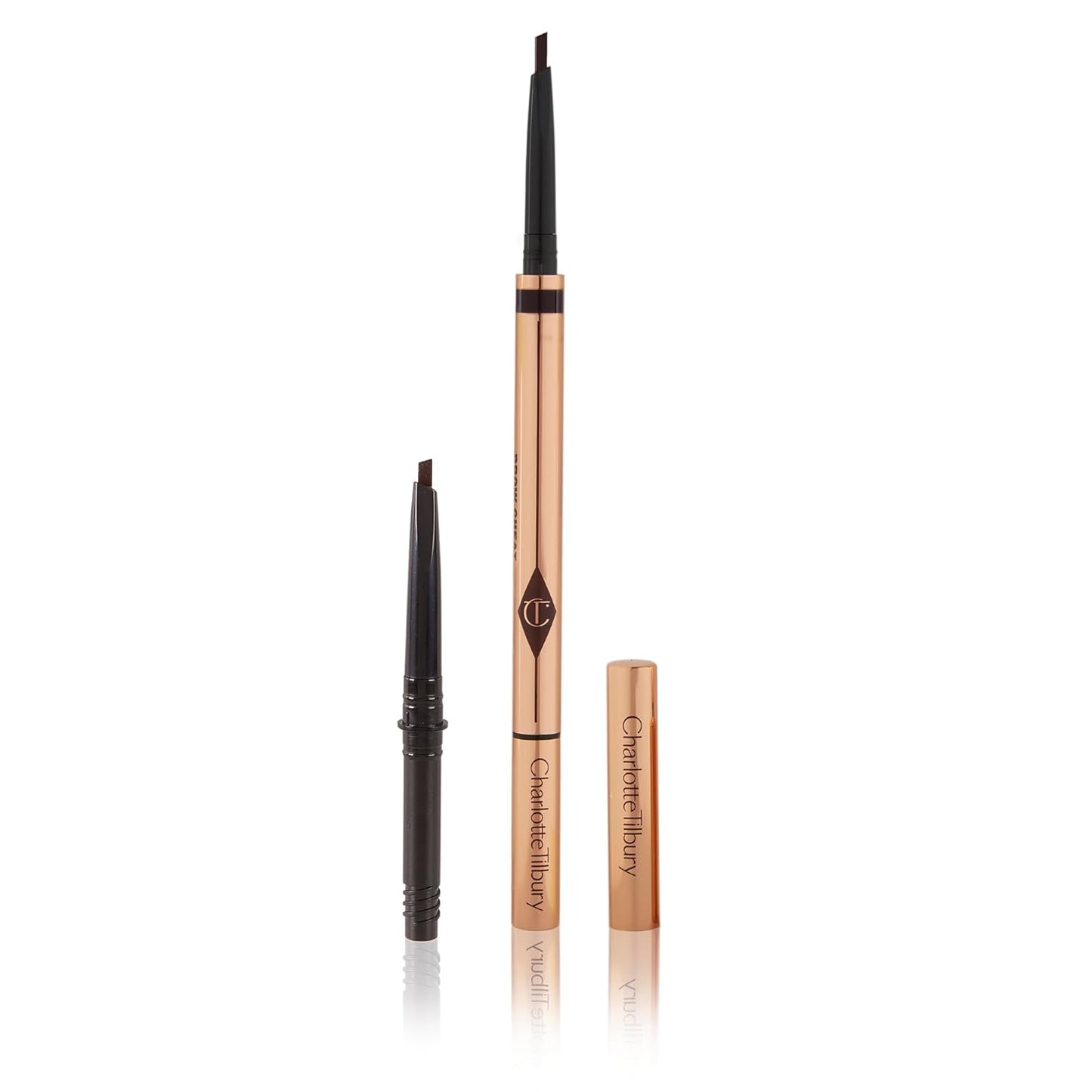Charlotte Tilbury Brow Cheat Eyebrow Pencil - Micro-Precision Refillable Pencil for Natural Hair-Like Strokes | Waterproof, 16-Hour Wear