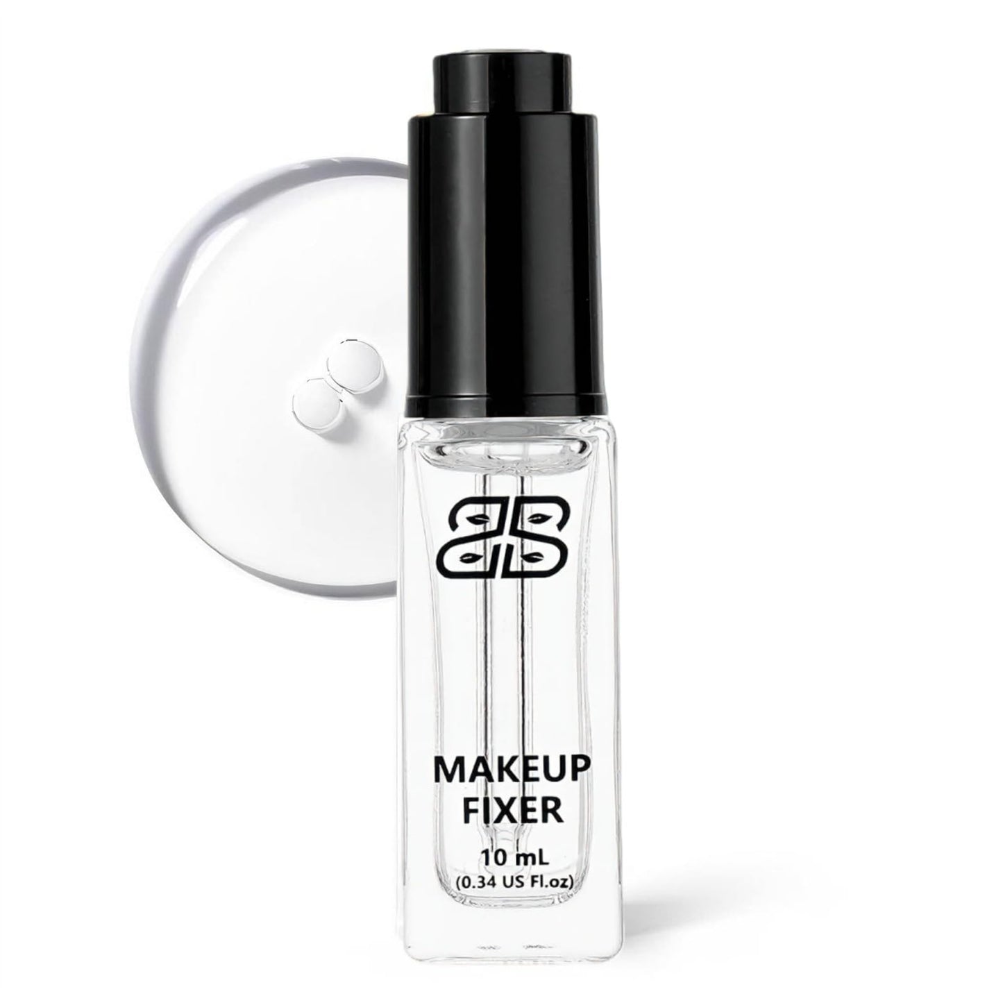 Makeup Fixer Mixing Liquid Cosmetics Eyeshadow Sealant Prolong Makeup Pigment Durability 10ml/0.34 US FL OZ (Black Bottle Cap)