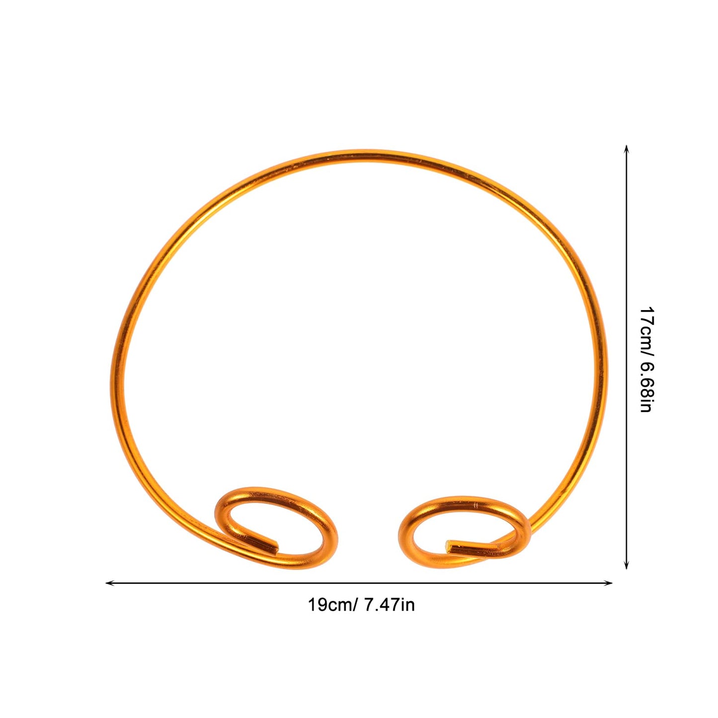 FRCOLOR Monkey King Headband Stainless Steel Hair Accessory for Monkey Cosplay Carnival Party Masquerade Performance, Golden