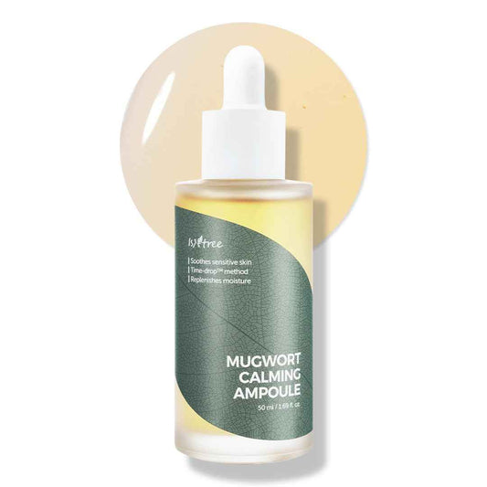 ISNTREE Mugwort calming Ampoule 50ml 1.69 fl.oz | Soothes sensitive skin | Replenishes moisture