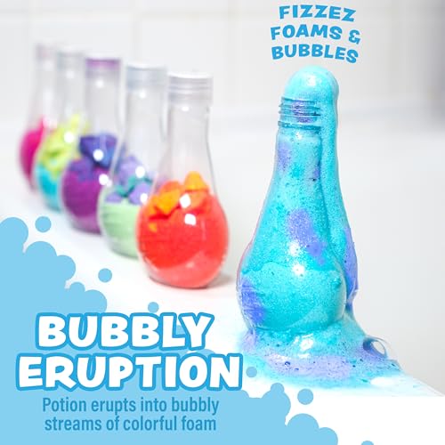 Tub Works¢ç Kids Bath Bomb Potion¢â Bath Toy, Variety 6 Pack | Nontoxic | Fizzes, Foams & Bubbles with an Eruption of Color | Interactive Bath Bombs | Fun Science Toddler Bath Toys
