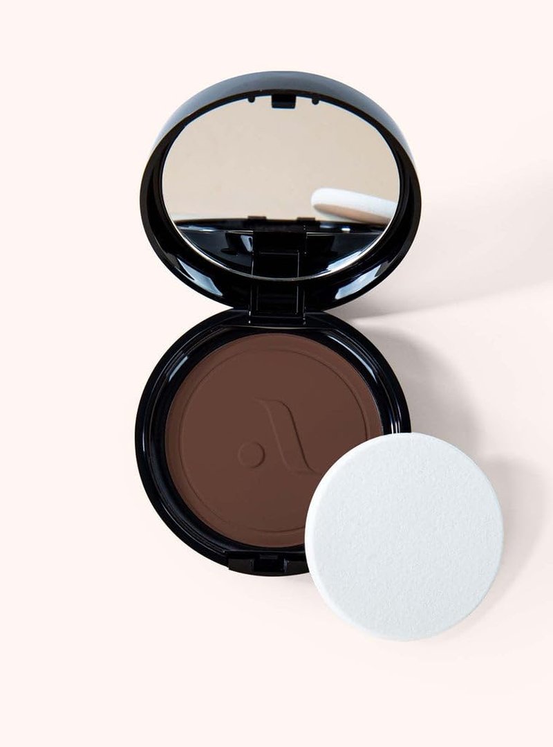 Locked-In Powder Foundation - Long-Lasting Makeup for Women | Warm Espresso, 2.4 oz