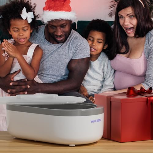 Small Paraffin Wax Machine for Hands - Paraffin Hand Wax Machine 2000ml Small Size With 4 packs of Paraffin Wax Digital Display Screen for Paraffin Baths