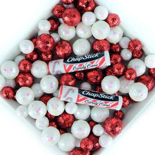 ChapStick Bulk Lip Balm, Candy Cane, 12-Pack ? Fresh & Minty Lip Moisturizer, Stocking Stuffer, 0.15 Oz Ea