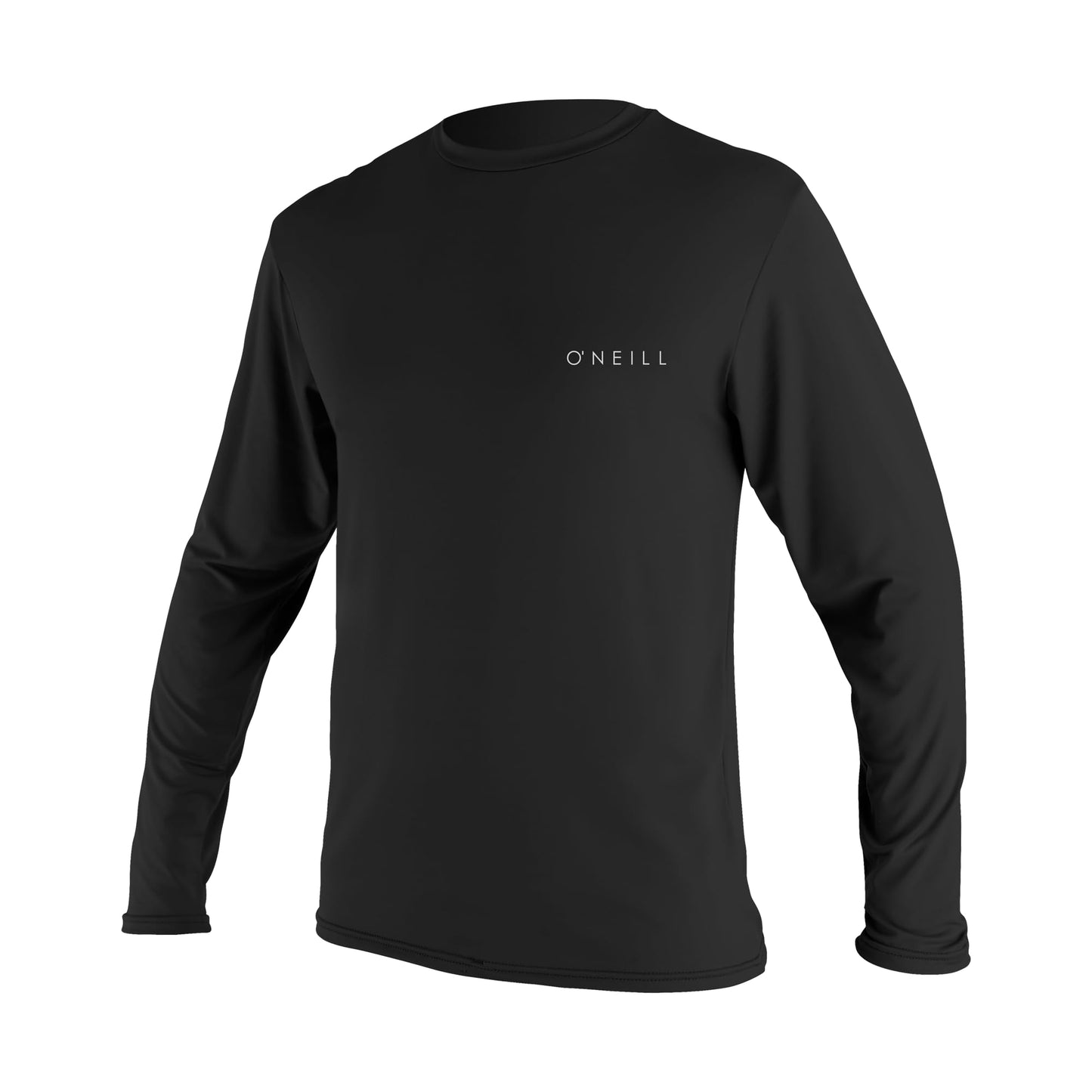 O'Neill Men's Basic Skins UPF 50+ Long Sleeve Sun Shirt, Black, 2XL