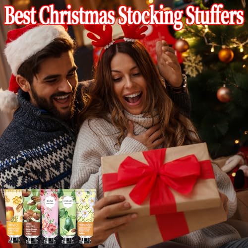 12 Pack Hand Cream for Dry Cracked Hands,Stocking Stuffers for Women,Teengirls,Christmas Small Gifts, Natural Hand Lotion Travel Size,Bridesmaid Gifts;Teacher Appreciation Gifts