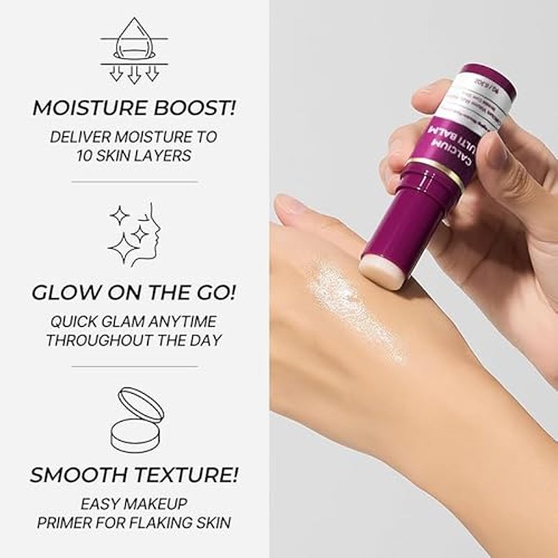 Cemenrete Calcium Volume Multi Balm Stick, Anti Wrinkle Calcium Balm, Anti-aging, Sagging, Wrinkles, Hydrating, Almond & Vitamin E for Lip Balm Eye Cream Neck (1)