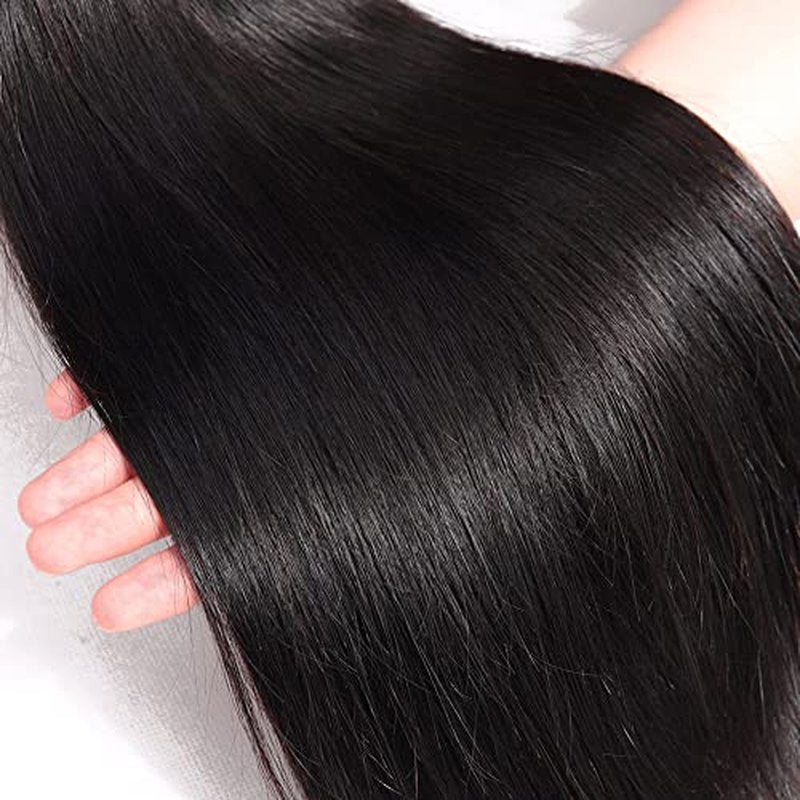 Subella Brazilian Straight Hair 3 Bundles 20 22 22inch Grade 10A Virgin Straight Human Hair Bundles Natural Black Color Hair Weave