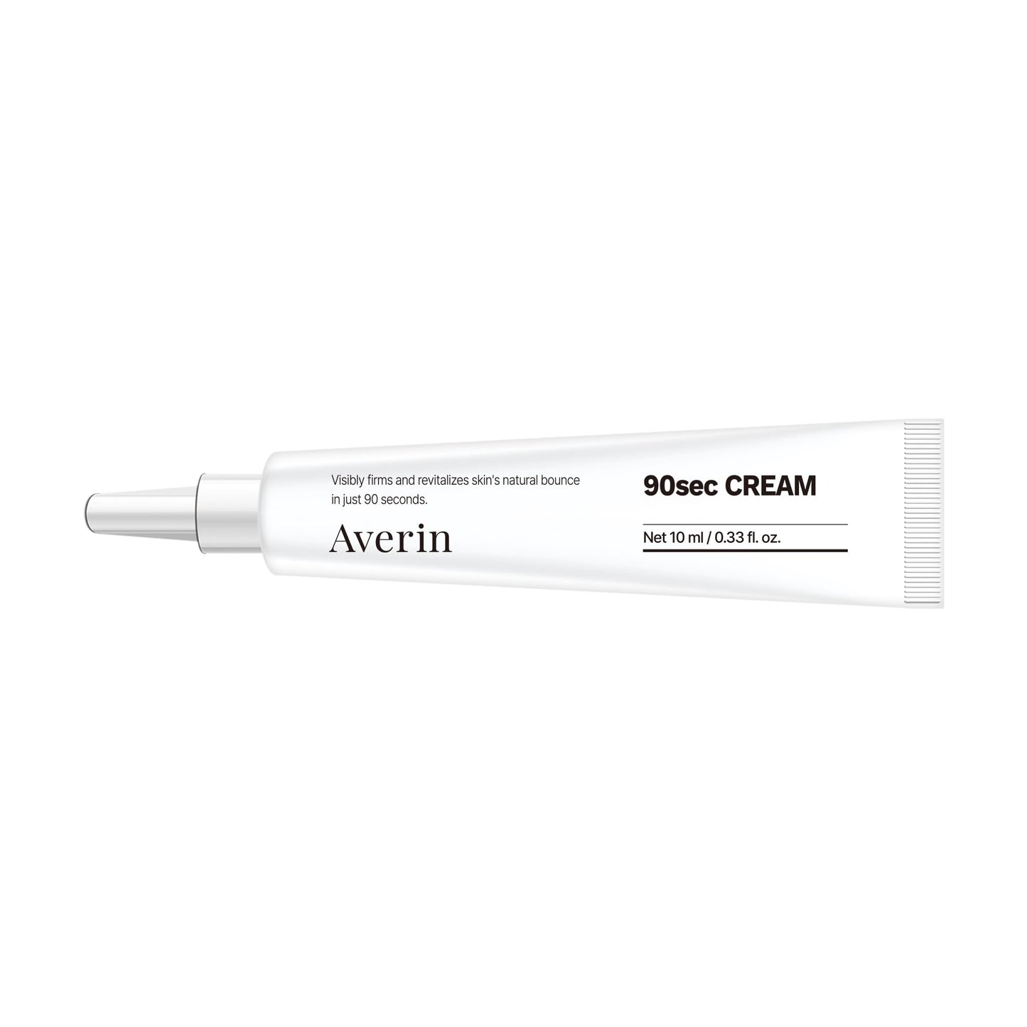 Averin 90 Second Cream - Instant Firming Look for Smile Lines | Korean Peptide & Spicule Formula | Rapid Smoothing & Tightening Effect | 0.33 Oz