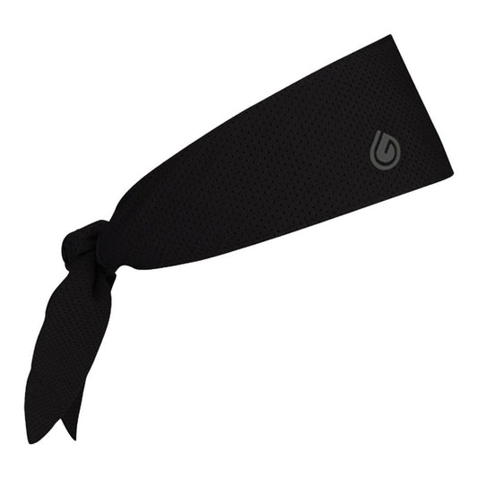 Gymwrap 2.0 Sweat-Wicking Workout Headband - Athletic Non Slip Workout Headbands for Men and Women, Adjustable Wide Fabric Headband for Gym, Running, Yoga, Sports, and Outdoor Activities - Black