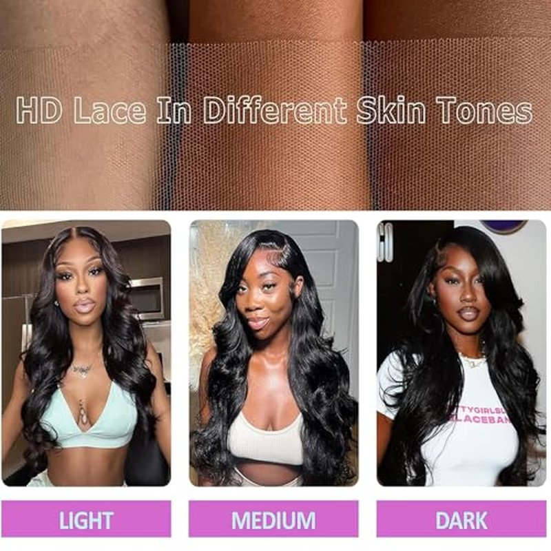 IWISH Glueless Wigs Human Hair Pre Plucked Pre Cut Brazilian Human Hair Wig Straight 5x5 HD Lace Closure for Women Natural Black Color 22 Inch