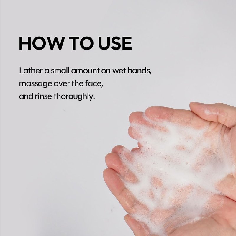 IASO Aroma Clear Cleansing Foam | Moisture-Retaining Korean Face Wash with Rose Water & Lavender, Rich Foaming Deep Cleanser & Makeup Remover, 5.29oz