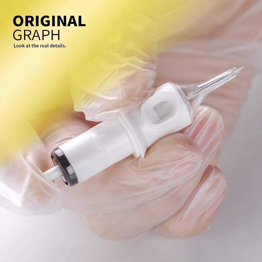 OTBK Tattoo Cartridge Needles（20pcs）,15RM Tattoo Cartridges Professional Disposable Tattoo Needle Cartridge Sterilized Tattoo Needles Safe Cartridge Needles(1215RM)