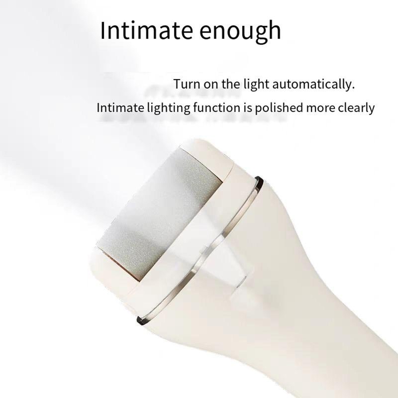 Professional Electronic Foot File & Callus Remover Kit, Rechargeable Portable Pedicure Tool with 3 Replaceable Heads, IPX5 Waterproof, Removes Dead, Hard, Cracked Dry Skin, Perfect Home Spa Gift