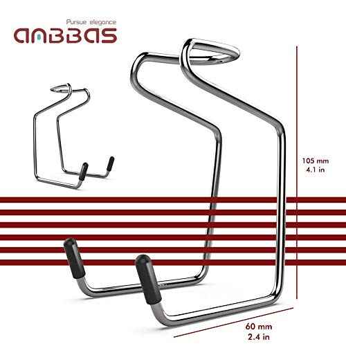 Anbbas Synthetic Badger Hair Shaving Brush,Stainless Steel Shaving Stand and Bowl,Goat Milk Shaving Soap 100g for Men Wet Shave Kit