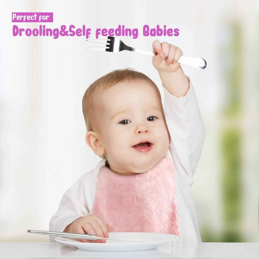 Orighty Makeup Remover Cloths Pack of 12 Reusable Microfiber Facial Cleansing Cloths, Bundle with Baby Washcloths 24-Pack Microfiber Coral Fleece Baby Face Towels