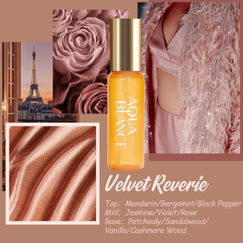 Body Spray for Women, Fragrance Hair & Body Mist Set, Travel Size Each 2.1 fl oz, 3 Pack, Velvet Reverie, Ethereal Garden, Golden Luxury