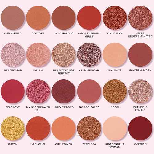 Ciat? London I Am Woman Eyeshadow Palette, 24 Creamy and Highly-Pigmented Shades