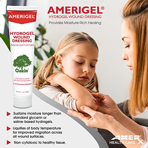 AMERIGEL - Bundle of 1oz Hydrogel Wound Dressing and 6oz Care Lotion