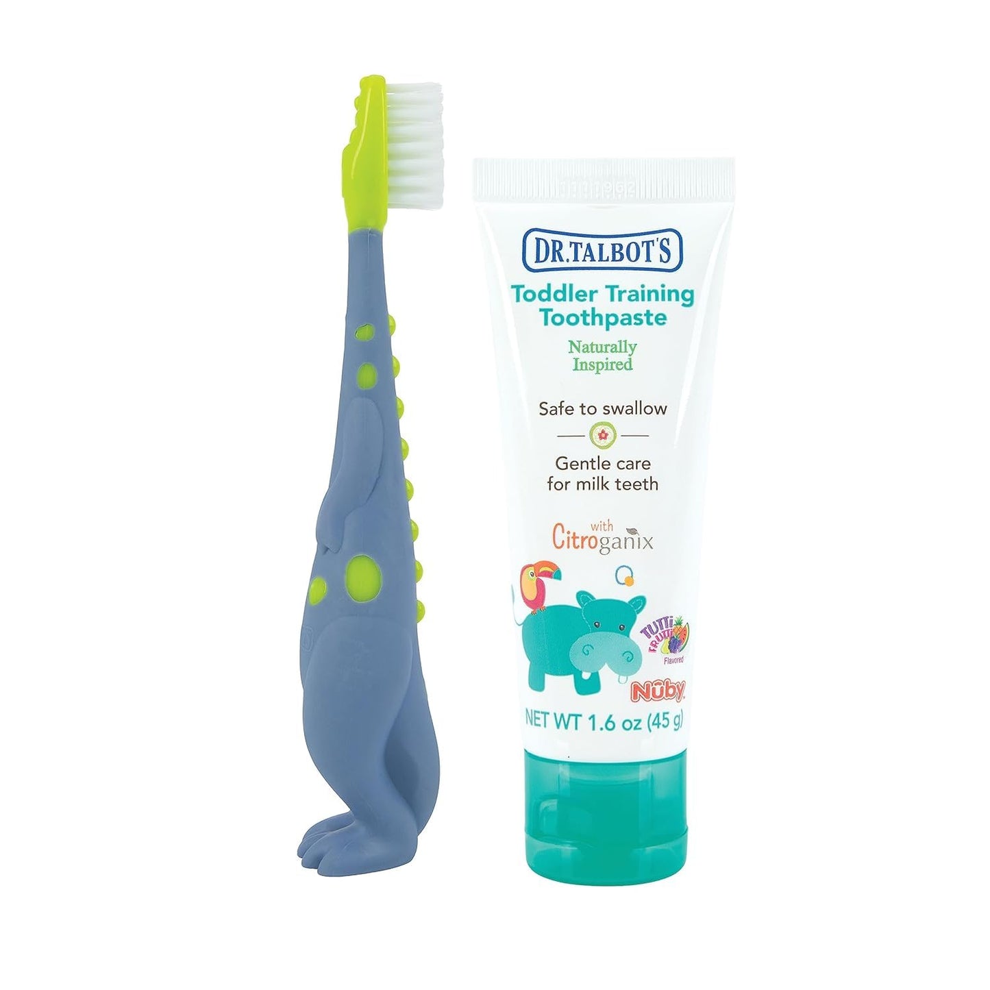 Dr. Talbot's Toddler Training Toothbrush + Toothpaste - 1.6 oz