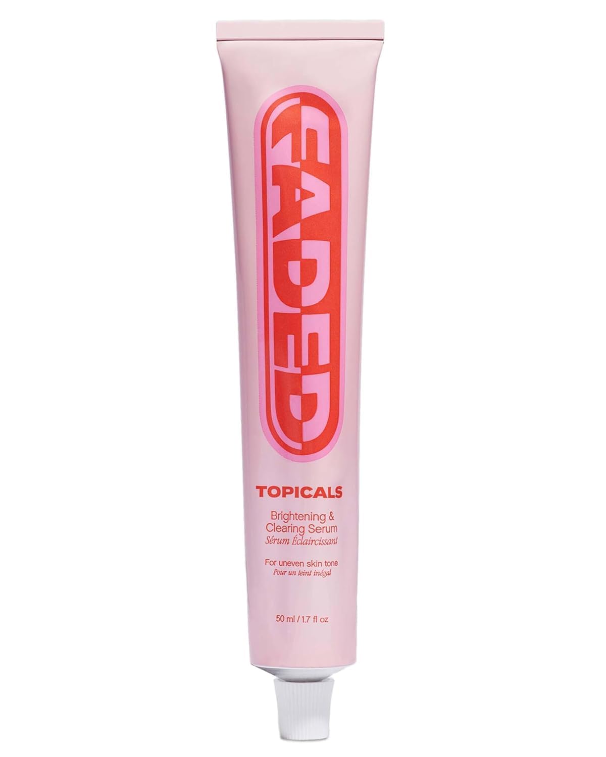 Topicals Faded Brightening Serum - Reduces Discoloration & Scars | Kojic Acid & Niacinamide | 1.7 Fl Oz