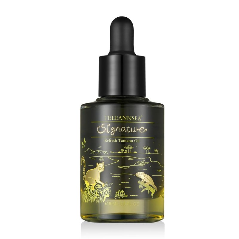 Tamanu Oil - Soothing & Hydrating Moisturizer for Dry Skin | 1.05 Fl. Oz (30ml) - Nourishes Skin Barrier