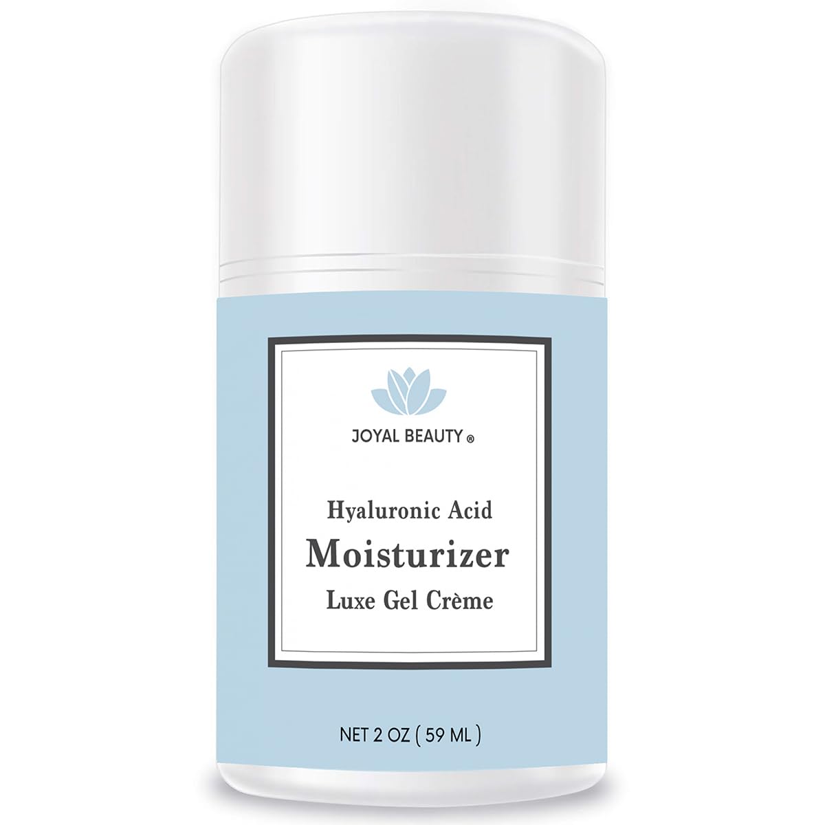 JOYAL BEAUTY Hyaluronic Acid Moisturizer Gel Cream. All-In-One Anti-Aging Face Eye Cream Infused with Peptides, Vitamins B C E Tightens and lifts sagging skin on face, eyes, and neck.