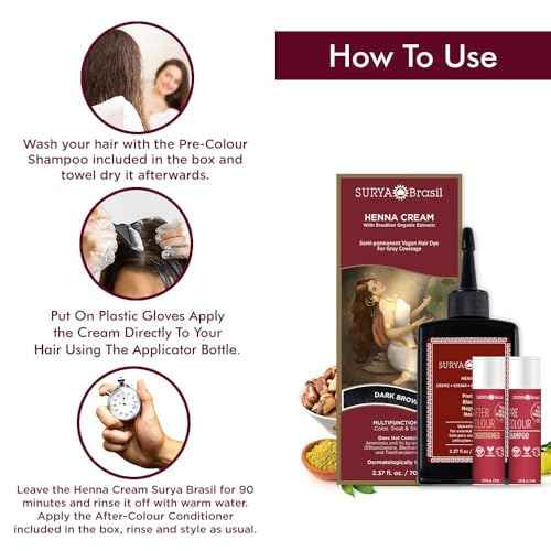 Surya Brasil Henna Cream, Black 2.37 oz