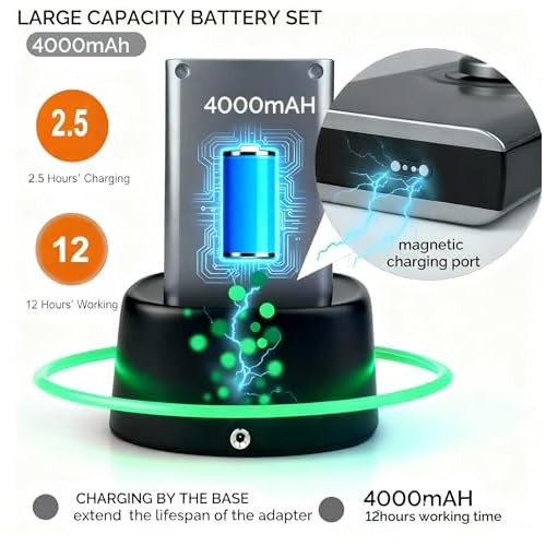 ?Lumcrissy Professional Nail Drill ,Electric Nail File Machine Nails Drill Kit ,Rechargeable Drill Bit Nail File Buffer Tools for Salon Manicure Pedicure