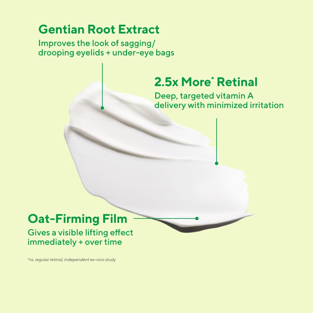 Murad Retinal ReSculpt Eye Lift Treatment - Age-Defying Eye Cream with Encapsulated Retinal, Gentian Root, & Oat-Firming Film for Youthful Eyes - Tightens Droopy Lids & Under-Eye Bags - 0.5 Fl Oz