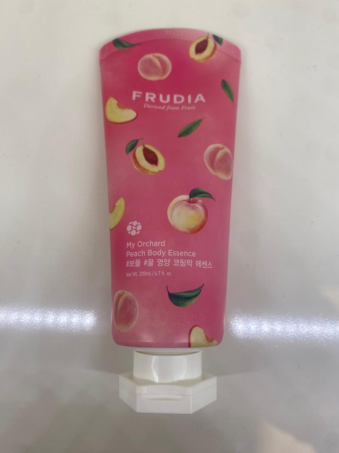 My Orchard Peach Body Essence - Daily Moisturizing Lotion with Fruit Extracts & Essential Oils | Organic Body Cream (6.76 Fl. Oz)